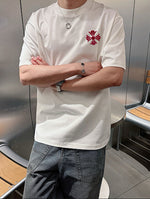 MAILLOT CHROME HEARTS BLANC & ROUGE