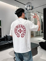 MAILLOT CHROME HEARTS BLANC & ROUGE
