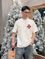 MAILLOT CHROME HEARTS BLANC & ROUGE